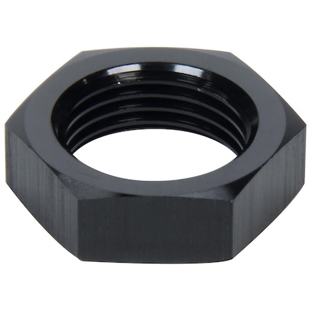 Allstar Performance 10 in. Body Brass Bulkhead Nut; Black ALL49604